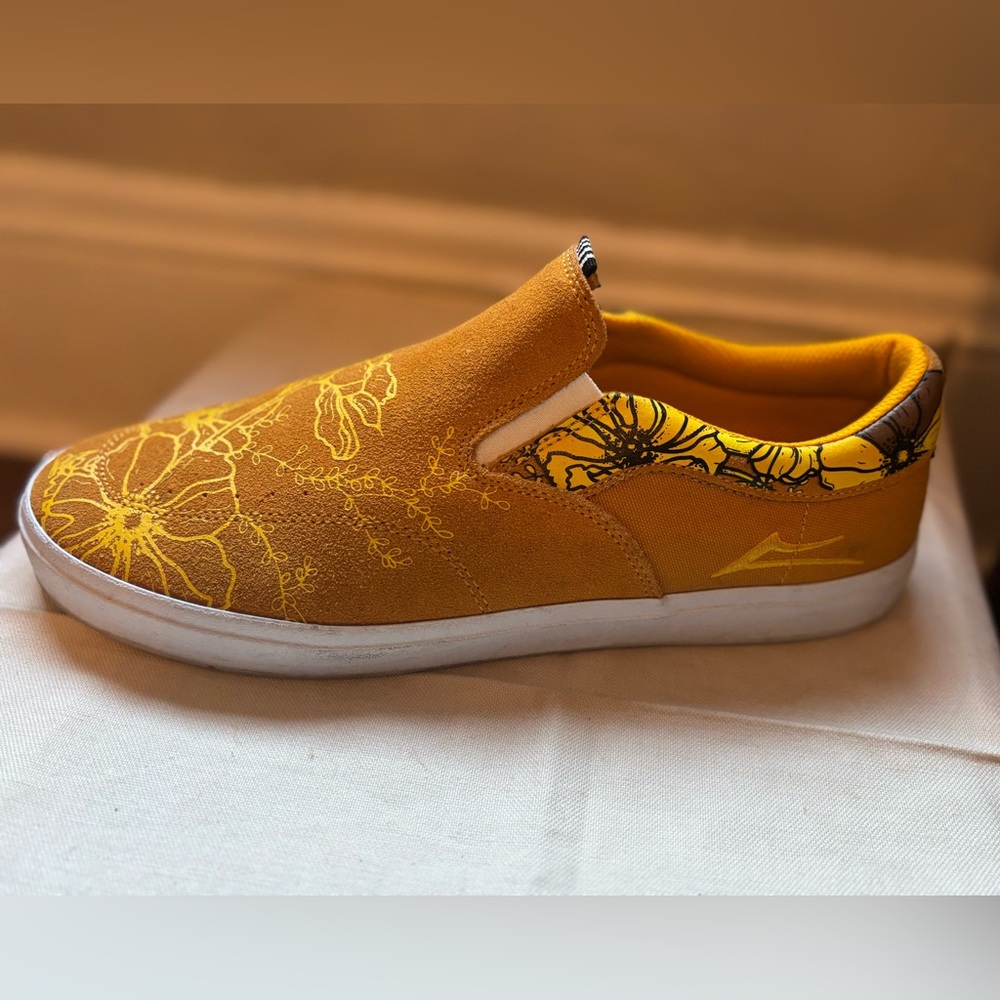 Lakai Yellow Slip-On Shoes